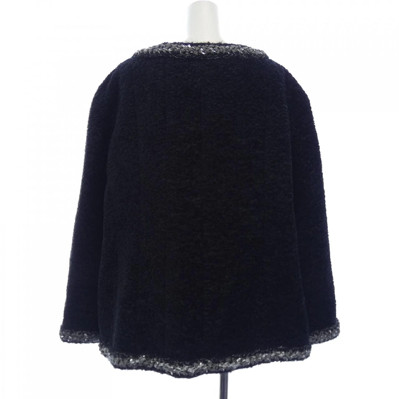 【Mã giảm giá】Áo khoác không cổ CHANEL 642934