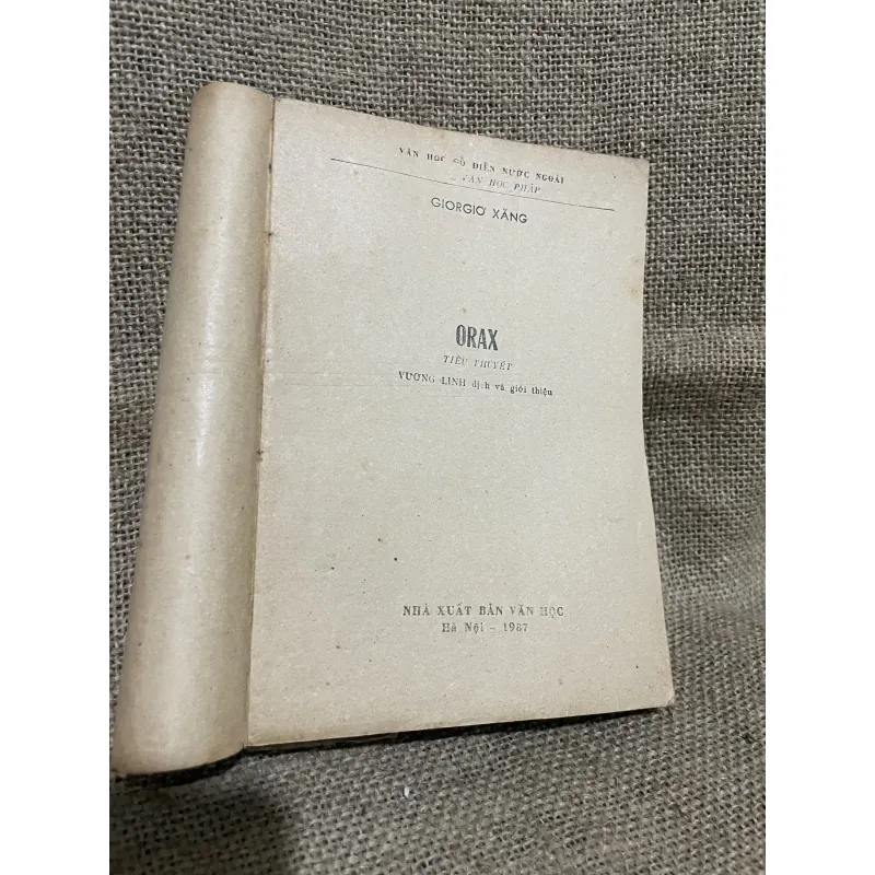 Orax: Giorgiơ Xăng; Vương Linh dịch và giới thiệu - George Sand 748191