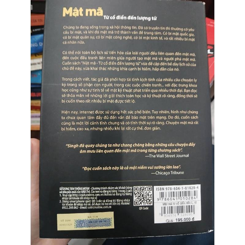 Mật mã Từ cổ điển đến lượng tử 797194