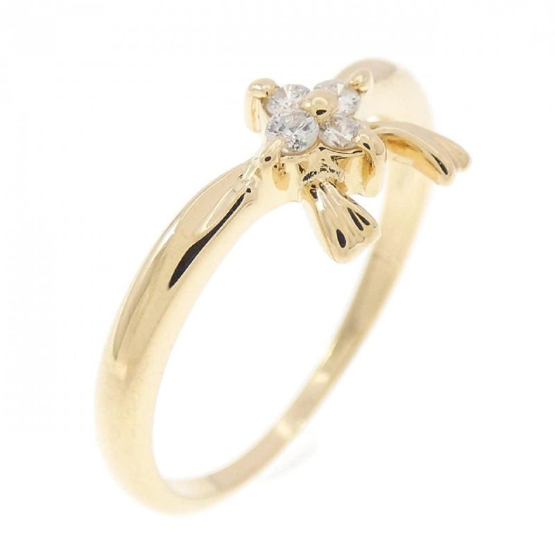 Nhẫn kim cương K18YG 669049