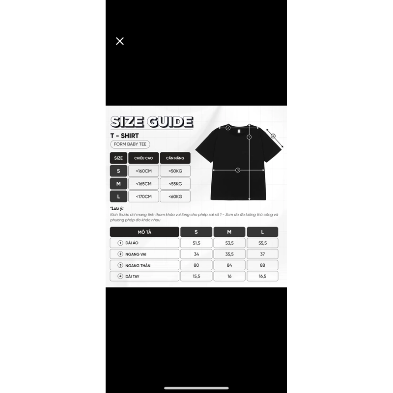 Áo baby tee 544012