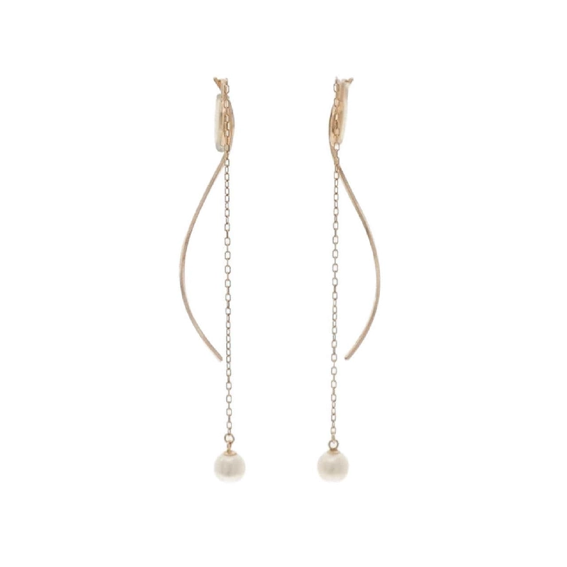 Bông tai ngọc trai nước ngọt 4゜C 5mm 665874