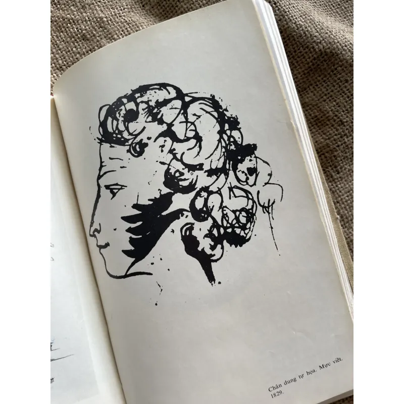 Tuyển tập văn xuôi Puskin , sách in tại Nga , phụ lục in màu  932959