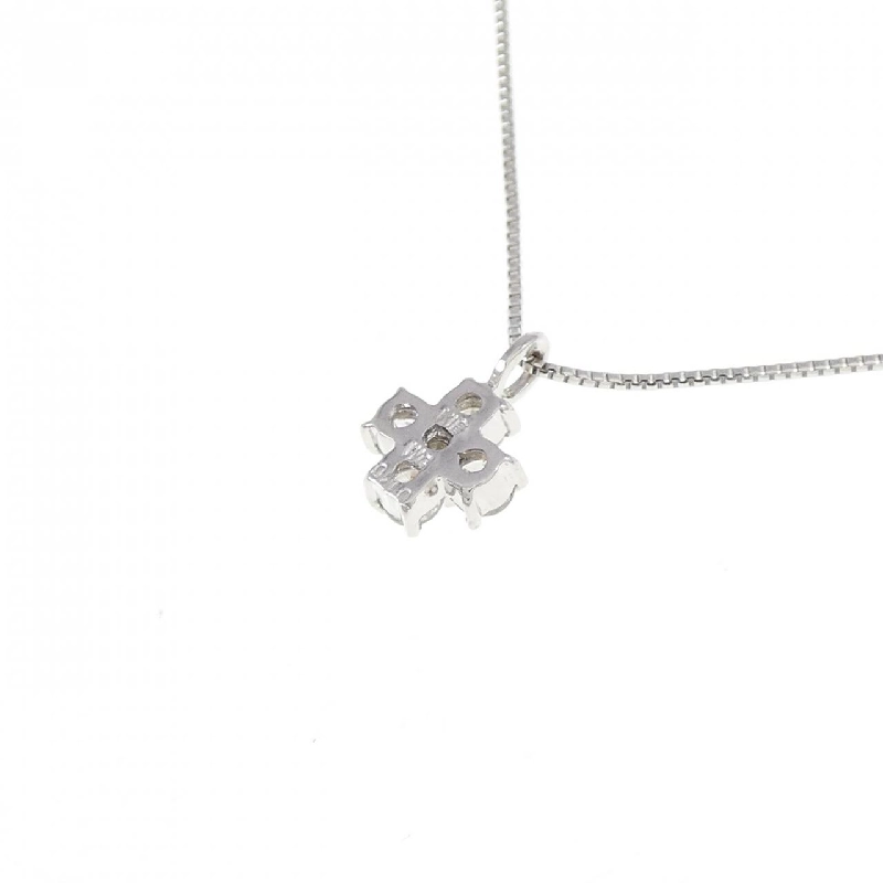 K18WG Dây chuyền kim cương 0.10CT - Hàng hiệu Chính hãng 867506