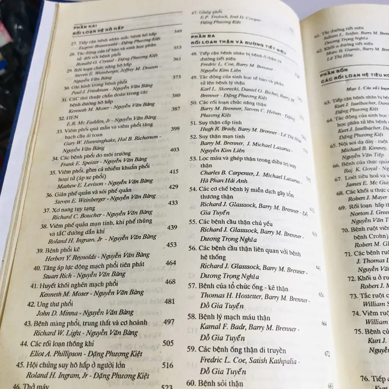 CÁC NGUYÊN LÝ NỘI KHOA HARRISON ( T3) 714819