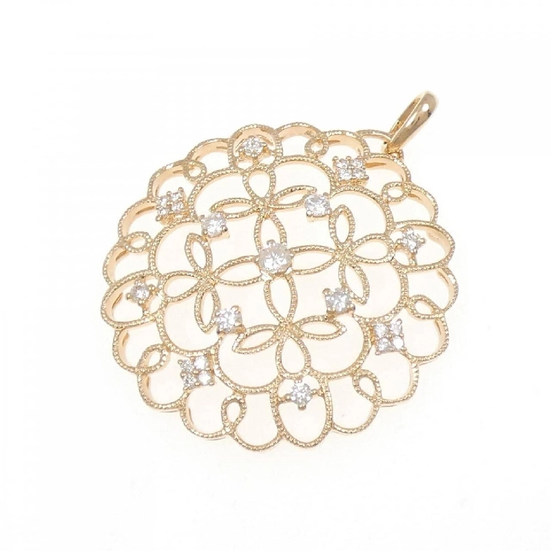 K18PG Dây chuyền kim cương 0.50CT - Hàng hiệu Chính hãng 863889