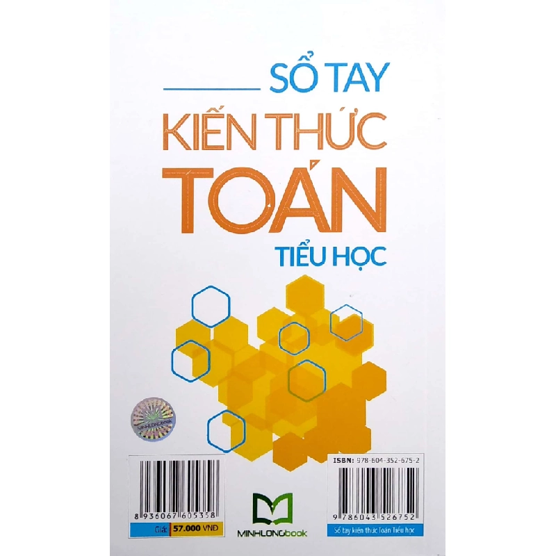 Sổ Tay Kiến Thức Toán Tiểu Học - Nguyễn Anh Vũ 288753