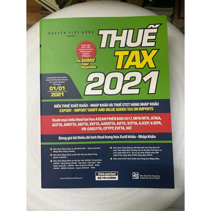 Thuế TAX 2021-Biểu Thuế Xuất Khẩu-Nhập Khẩu Và Thuế GTGT Hàng Nhập Khẩu Song Ngữ Anh-Việt 466550