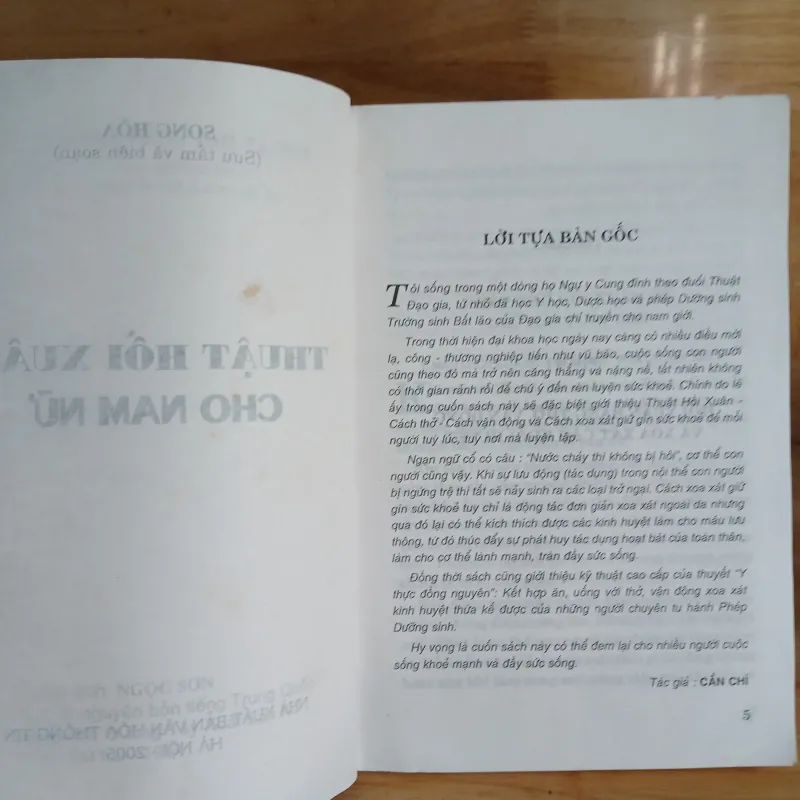 Thuật Hồi Xuân Cho Nam Nữ - Song Hòa biên soạn 956924