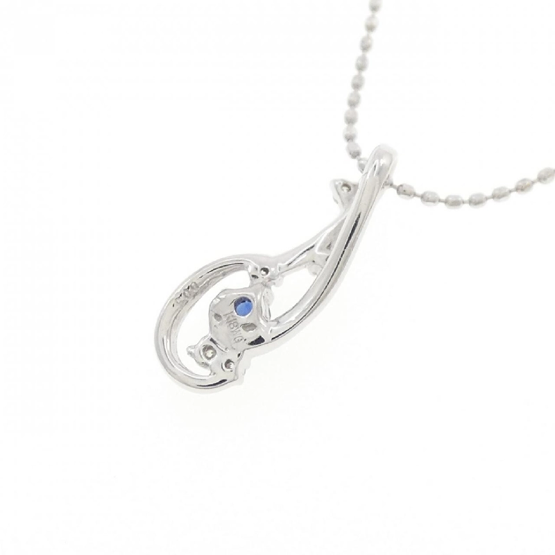 K18WG Sapphire Necklace - Hàng hiệu Authentic 864304