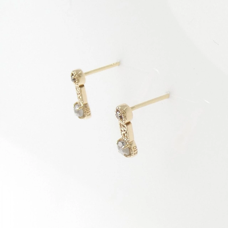 Bông tai kim cương Agat 0.102CT - Hàng hiệu Authentic 845730