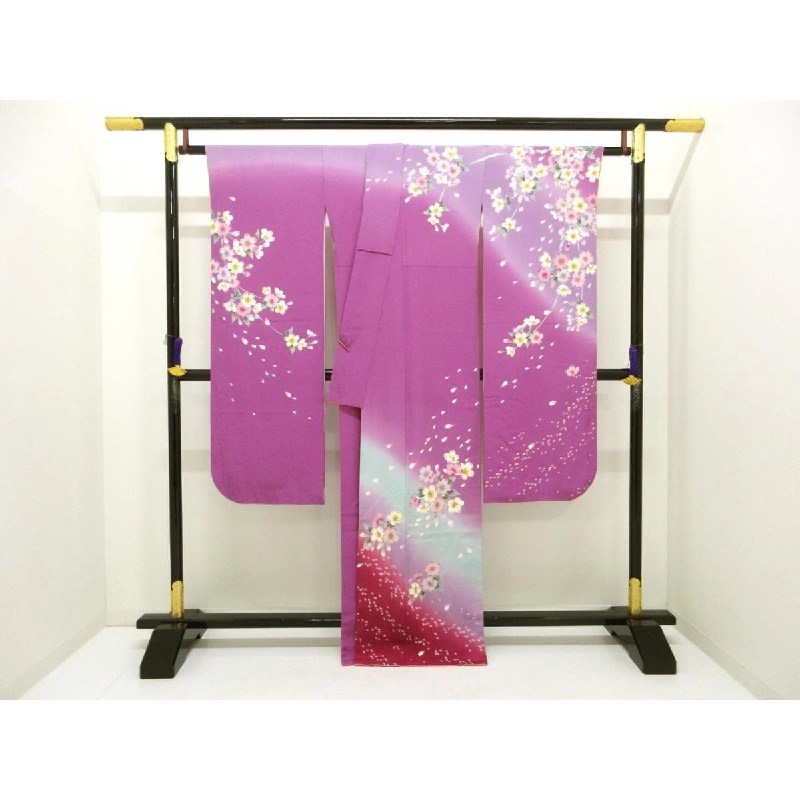 Kimono Furisode Chế tác Yūzen bằng vàng - Hàng hiệu Authentic 878563