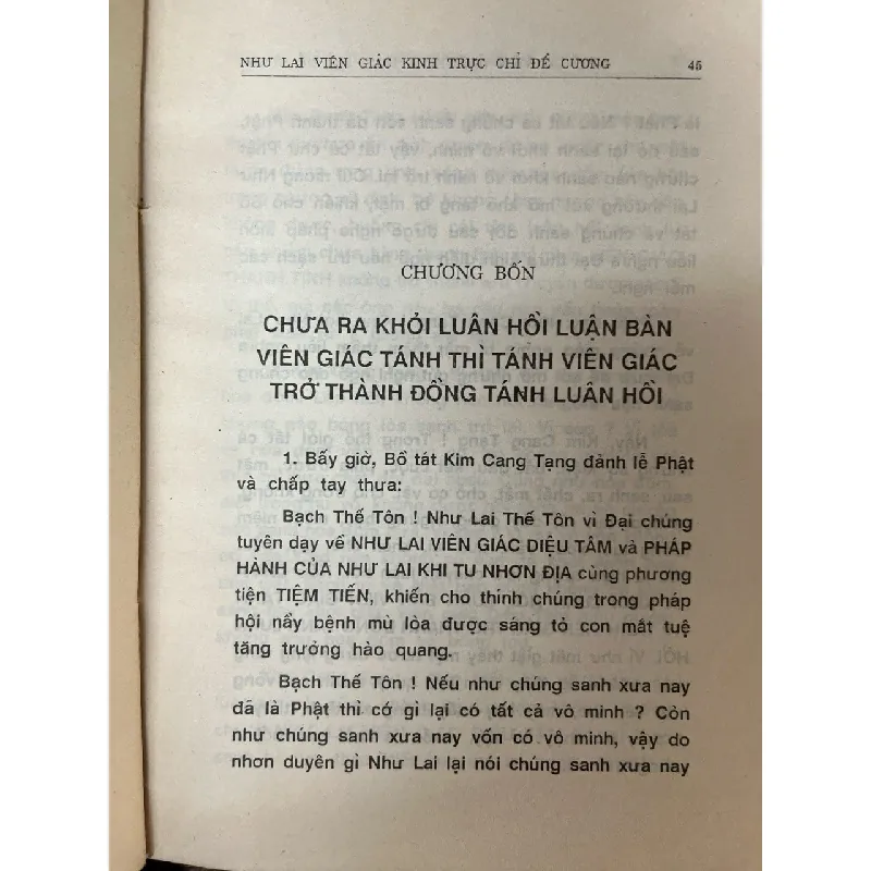 Như Lan viên giác Kinh trực chỉ đề cương - Thích Từ Thông 693118