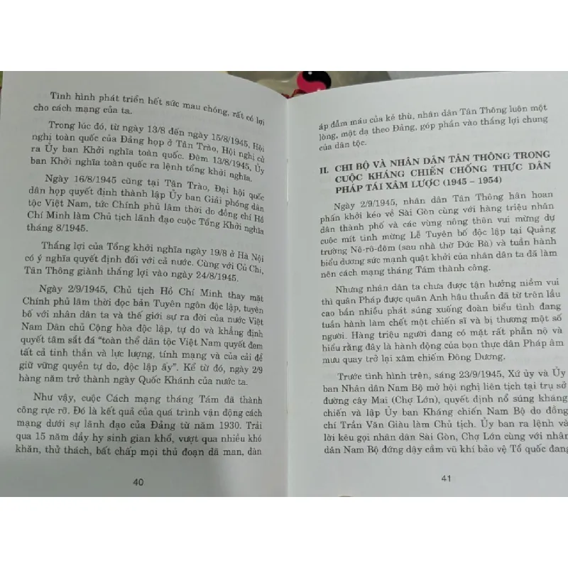 Lịch sử truyền thống cách mạng của Đảng bộ và nhân dân xã Tân Thông Hội 612219