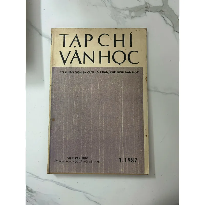 Tạp chí Văn học (Số 1 - 1987) - Viện Văn học 1023374