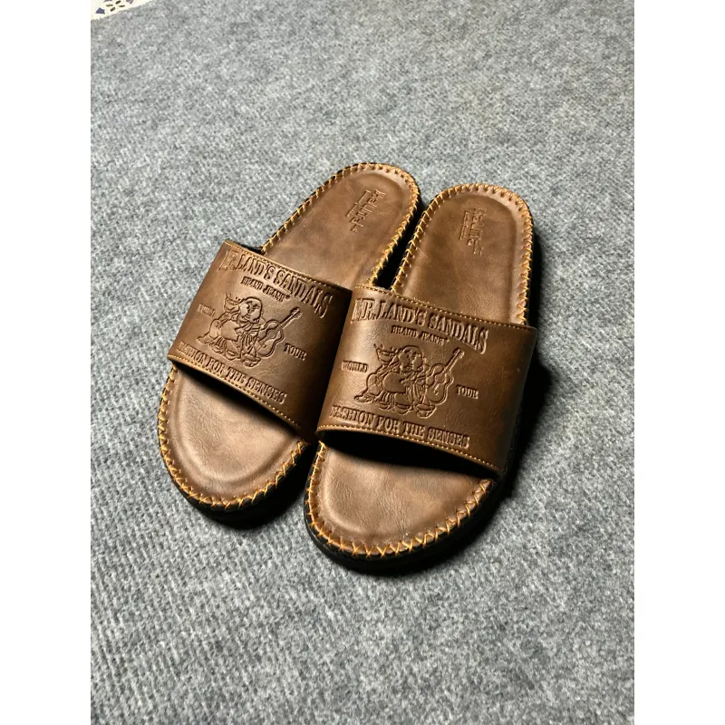 COMBO 2 ĐÔI DÉP DA BÒ THANH LÝ SIZE 41 674910