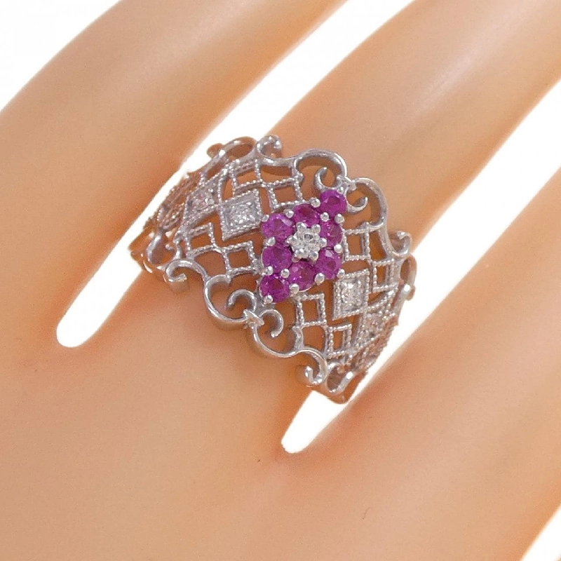 Nhẫn Sapphire K18WG 0.35CT 668181