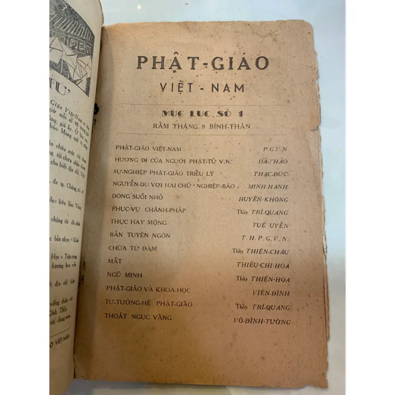 PHẬT GIÁO VIỆT NAM - NGUYỆT SAN 929617
