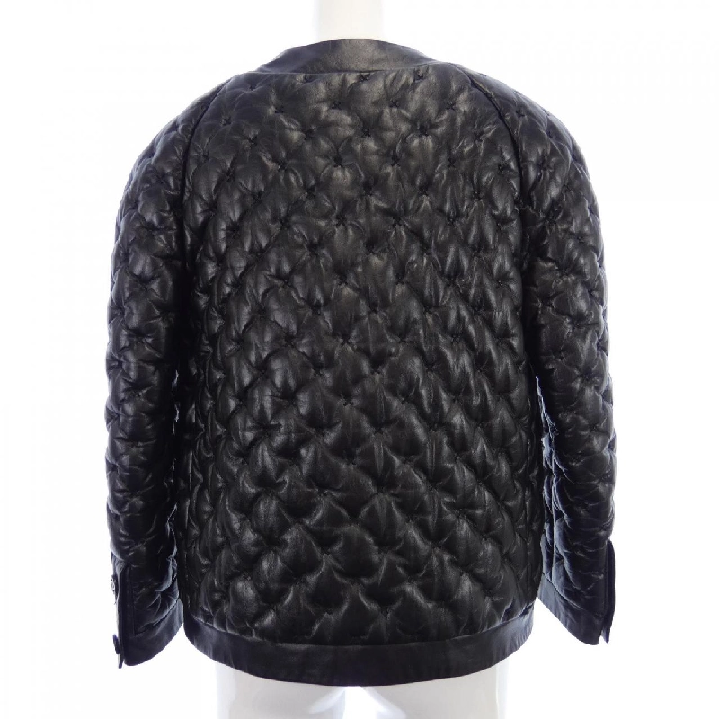 【Khuyến mãi】Áo khoác da CHANEL 643240