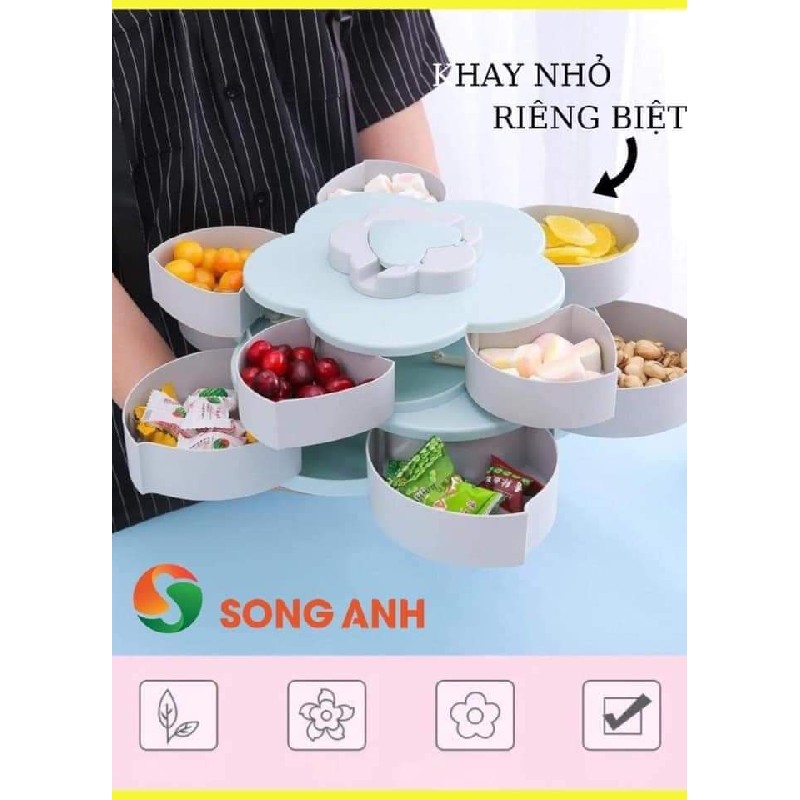 🔥 KHAY MỨT 2 TẦNG CAO CẤP SONG ANH 🔥
 57671