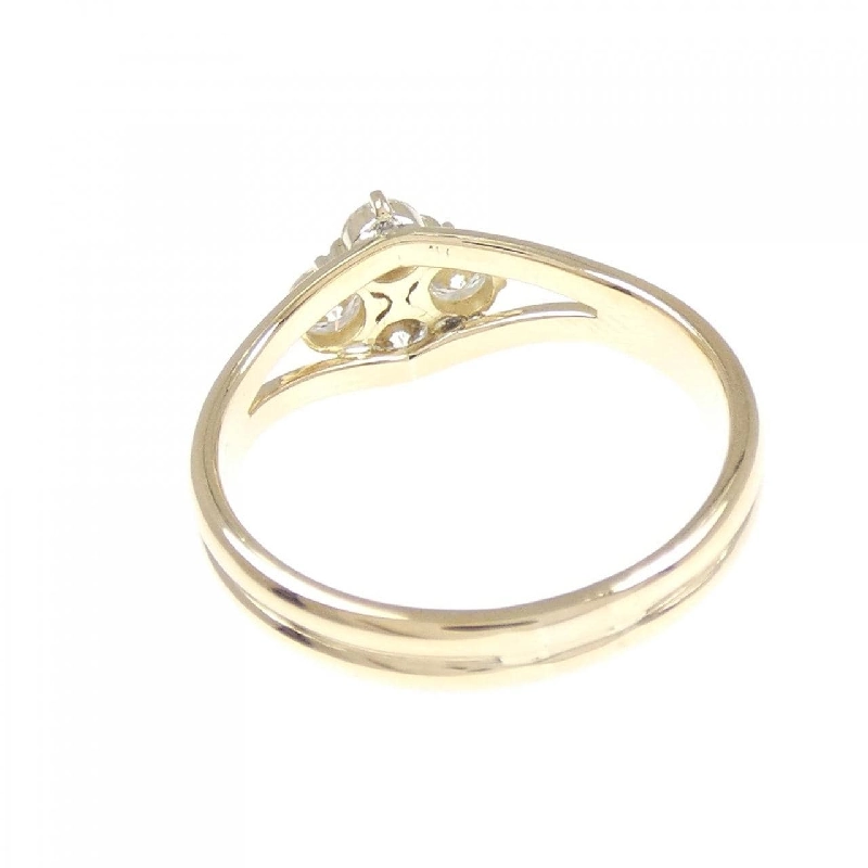 Nhẫn kim cương K18YG 0.40CT 671014