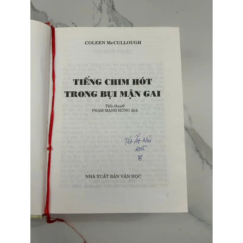 Tiếng Chim Hót Trong Bụi Mận Gai - Colleen McCullough - Tiểu thuyết kinh điển 1044104