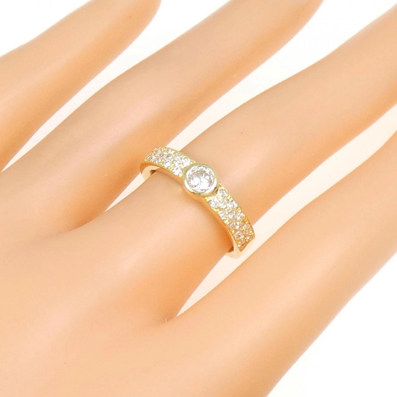 Nhẫn kim cương K18YG 0.50CT 672315