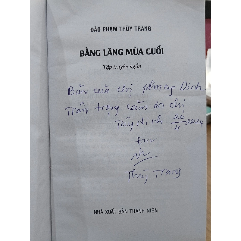 Bằng lăng mùa cuối - Đào Phạm Thùy Trang 784460