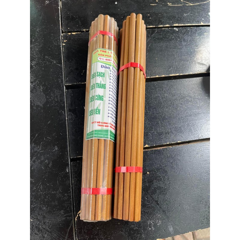 Đũa tre siêu cứng, siêu thẳng, siêu bền, siêu sạch làm thủ công, hiệu Đức Tài, mới 100% 144357
