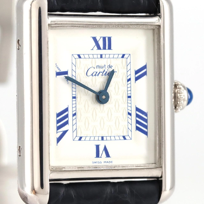 Cartier Must Tank SM W1014054 Bạc Quartz - Hàng hiệu Chính hãng 876951