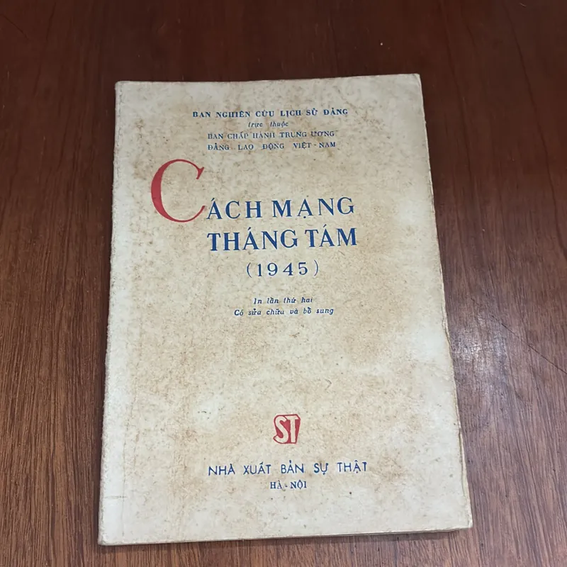 II Sách Xưa: Cách Mạng Tháng Tám 1945 (In Lần Thứ Hai) - 1971 602992
