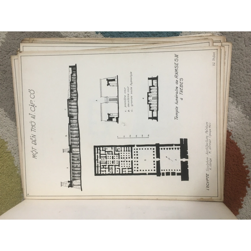 (1970-1971) Tập vẽ tay về Lịch Sử Kiến trúc Tôn Giáo của sinh viên Đại học Kiến Trúc 279447