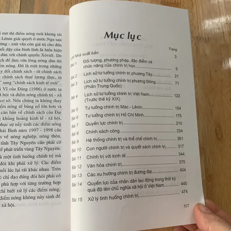 Tập bài giảng chính trị học 1009022