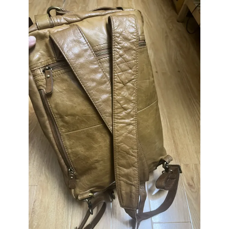 Balo nam 29x40x12 da thật 2hand 1013067