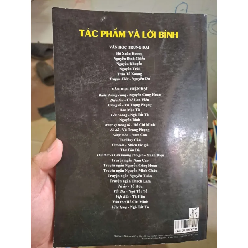 Thơ Tản Đà tác phẩm và lời bình VĂN HỌC HCM0910 588402