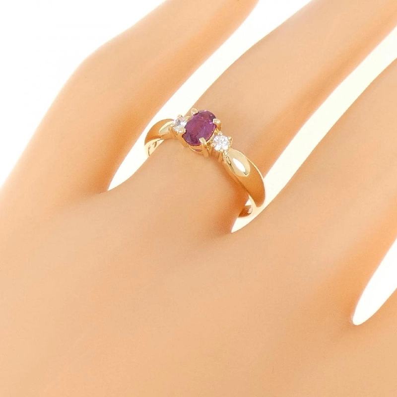 Nhẫn Ruby K18YG 0.48CT 668242