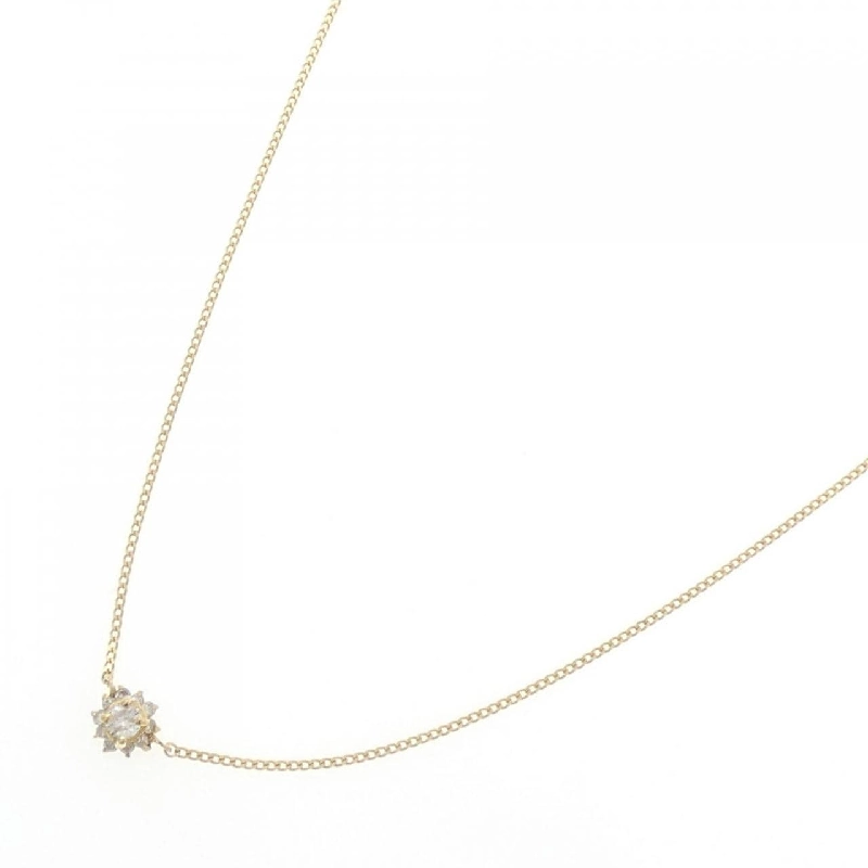 K18YG Dây chuyền kim cương 0.12CT - Hàng hiệu Chính hãng 860826