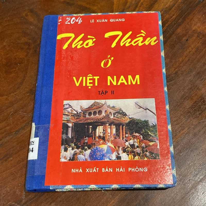 THỜ THẦN Ở VIỆT NAM, TẬP 1 + TẬP 2, ĐÓNG BÌA CỨNG XƯA, XUẤT BẢN NĂM 1996 501194