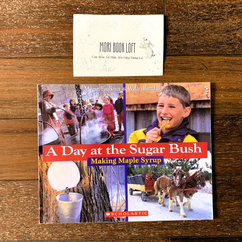 Sách tranh ngoại văn A Day at the Sugar Bush, Used 489989