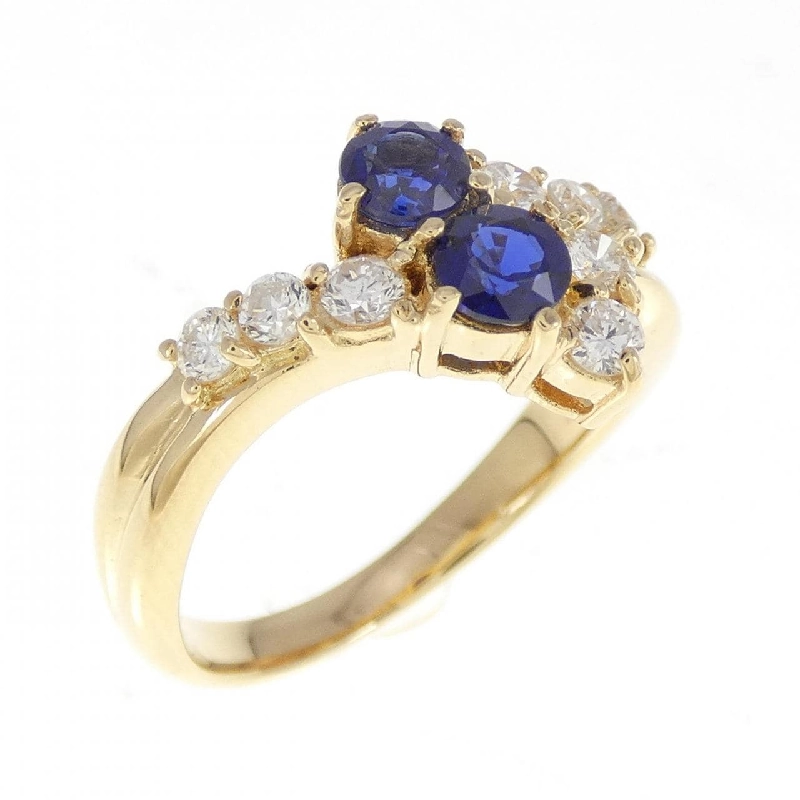 Nhẫn Sapphire K18YG 0.61CT 671743