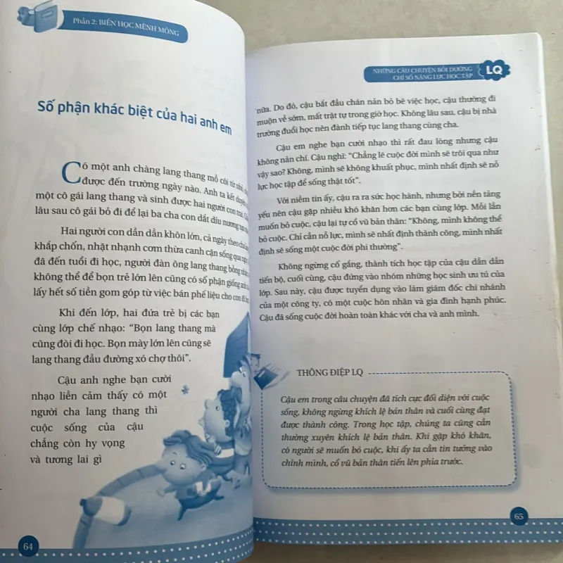 Những câu chuyện bồi dưỡng chỉ số năng lực học tập LQ 777969