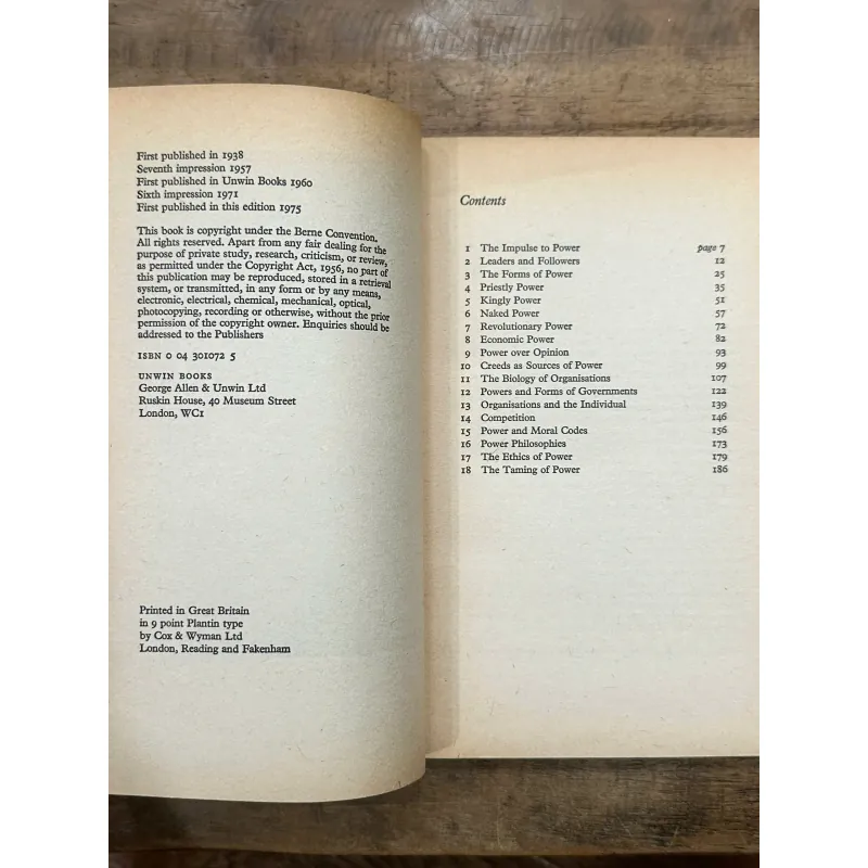 Power - Bertrand Russell (1975 Edition) 737176