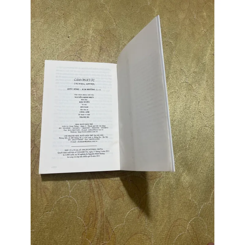 CẢM ƠN KÝ ỨC- CECELIA AHERN 726875