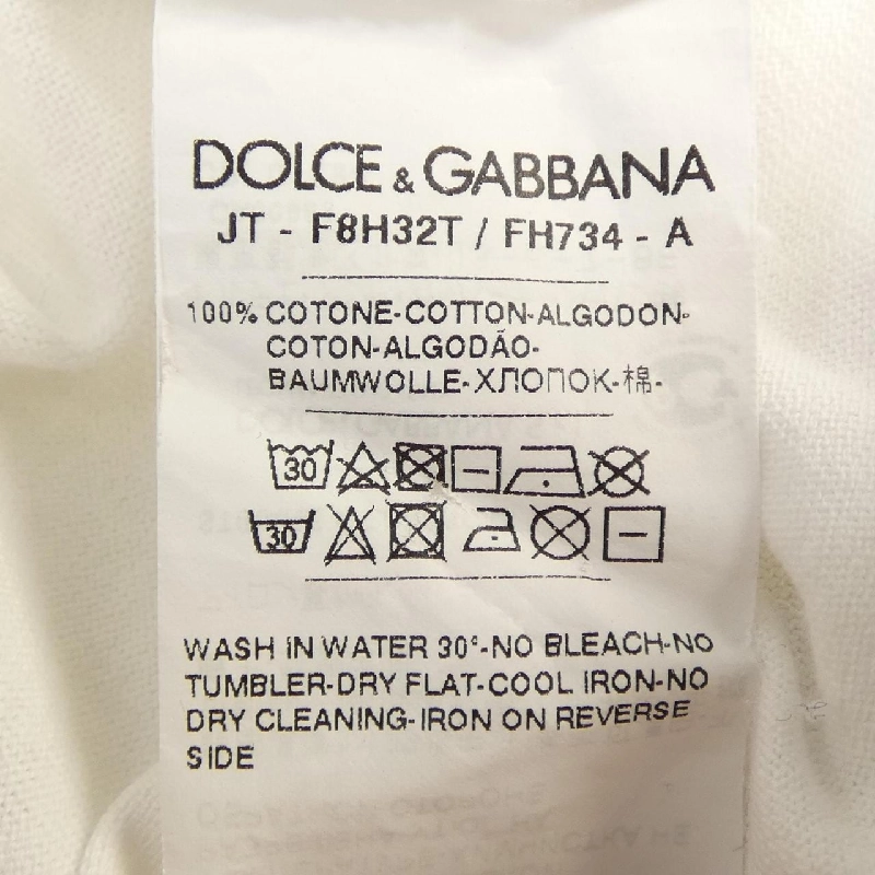Dolce & Gabbana DOLCE&GABBANA F8H32T/FH734 Áo thun - Hàng hiệu Chính hãng 810585