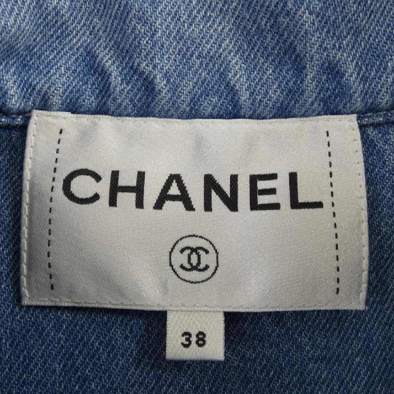 CHANEL LOOK25 P76751V68780 Áo khoác denim - Hàng hiệu Authentic 817369