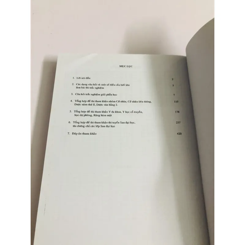 TRẮC NGHIỆM GIẢI PHẪU HỌC  675227