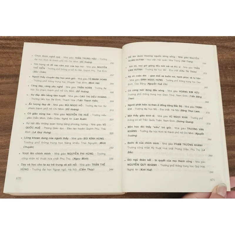 CHÂN DUNG CÁC NHÀ GIÁO ƯU TÚ VIỆT NAM (trọn bộ 2 tập 1790 trang) 748028