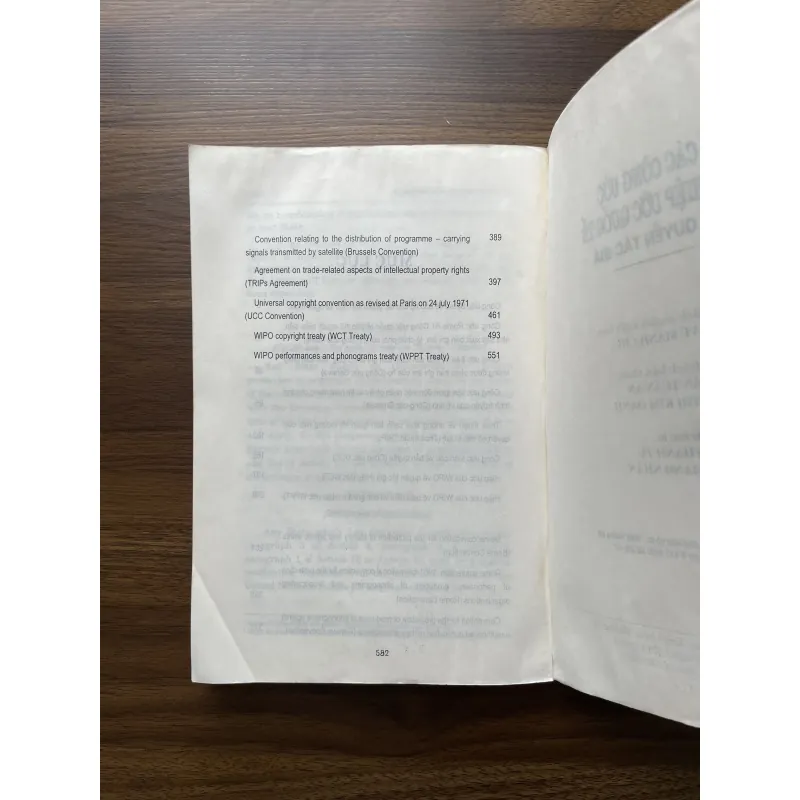 Các công ước và hiệp ước quốc tế về quyền tác giả (Conventions and treaties on copyright) 961489