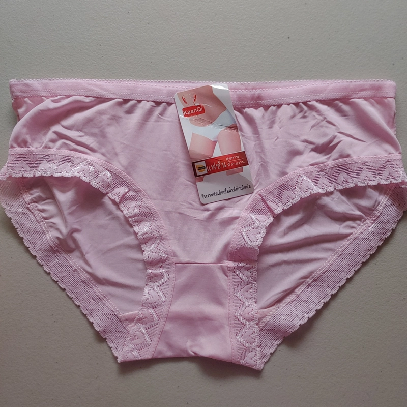 Combo 2 Quần lót thun lạnh viền ren tim lưng vừa size 40-55kg  466211