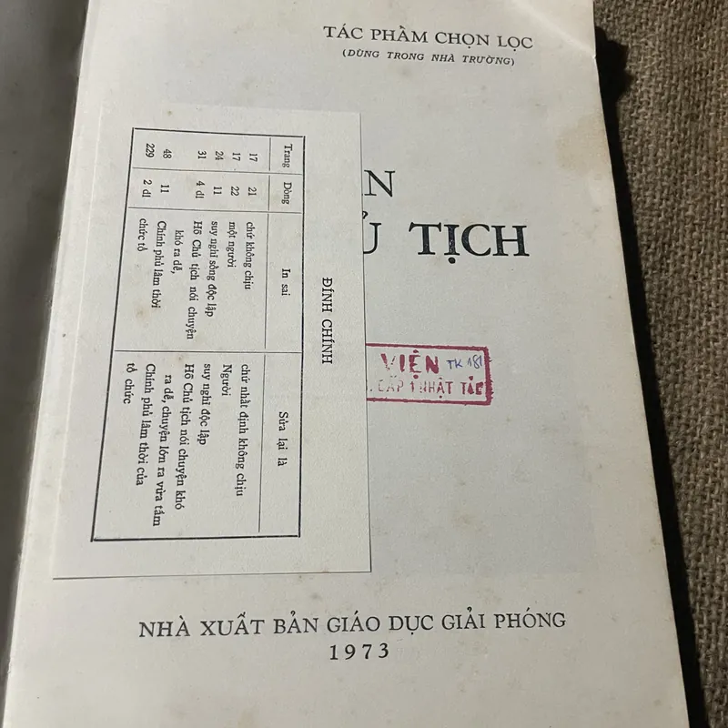 Văn Hồ Chủ tịch, in năm 1974 577137